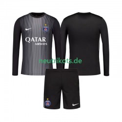 Fußballtrikot Paris Saint-Germain Torwart Kinder Heim 2025-2026 Langarm