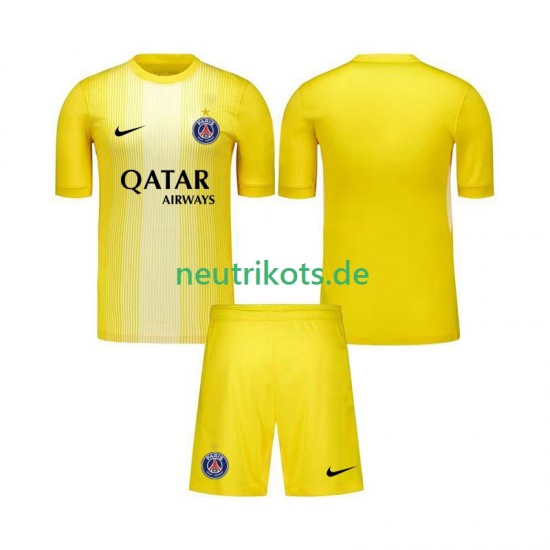 Fußballtrikot Paris Saint-Germain Torwart Kinder Ausweich 2025-2026 Kurzarm