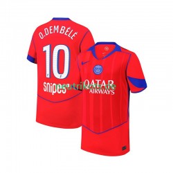 Fußballtrikot Paris Saint-Germain Ousmane Dembele 10 Herren Ausweich 2025-2026 Kurzarm