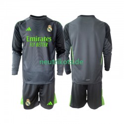 Fußballtrikot Real Madrid Torwart Kinder Ausweich 2025-2026 Langarm