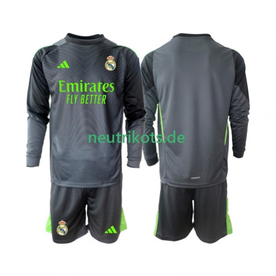Fußballtrikot Real Madrid Torwart Kinder Ausweich 2025-2026 Langarm