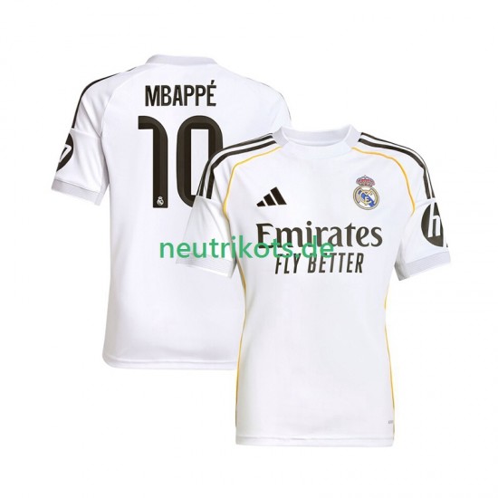 Fußballtrikot Real Madrid Mbappé Kylian 10 Herren Heim 2025-2026 Kurzarm