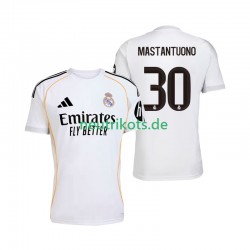 Fußballtrikot Real Madrid Mastantuono 30 Herren Heim 2025-2026 Kurzarm