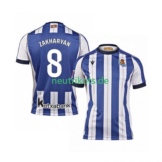 Fußballtrikot Real Sociedad Arsen Zakharyan 8 Herren Heim 2025-2026 Kurzarm