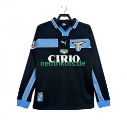Fußballtrikot Lazio Rom 1998 Retro Herren Auswärts 1999 Langarm
