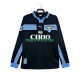 Fußballtrikot Lazio Rom 1998 Retro Herren Auswärts 1999 Langarm