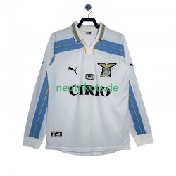 Fußballtrikot Lazio Rom 2000 Retro Herren Auswärts 1999 Langarm