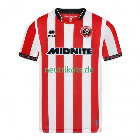Fußballtrikot Sheffield United Herren Heim 2025-2026 Kurzarm