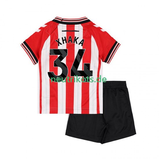 Fußballtrikot Sunderland Granit Xhaka 34 Kinder Heim 2025-2026 Kurzarm