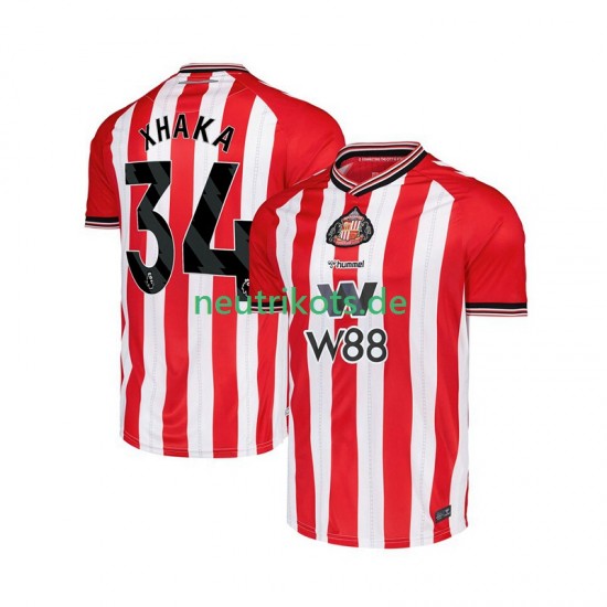 Fußballtrikot Sunderland Granit Xhaka 34 Herren Heim 2025-2026 Kurzarm