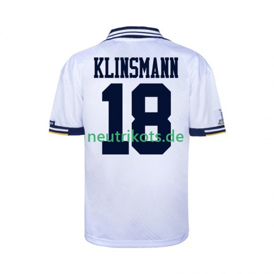 Fußballtrikot Tottenham Hotspur Retro Herren Heim 1994 Kurzarm