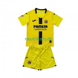 Fußballtrikot Villarreal CF Kinder Heim 2025-2026 Kurzarm