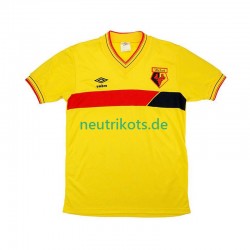 Fußballtrikot Watford 1985 Retro Herren Heim Kurzarm