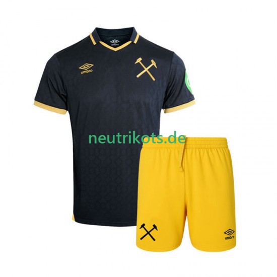 Fußballtrikot West Ham United Kinder Ausweich 2025-2026 Kurzarm