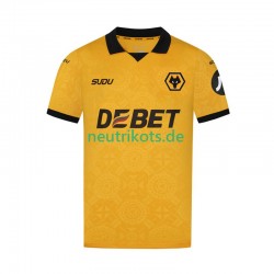 Fußballtrikot Wolverhampton Wanderers Herren Heim 2025-2026 Kurzarm