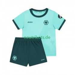 Fußballtrikot Wolverhampton Wanderers Kinder Auswärts 2025-2026 Kurzarm