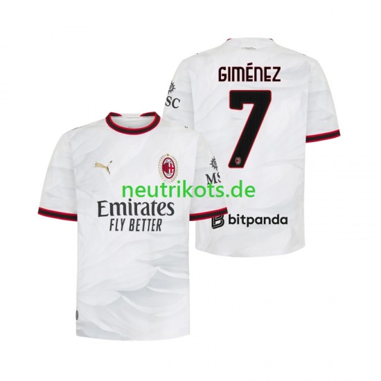 Fußballtrikot AC Mailand Gimenez 7 Herren Auswärts 2026-2027 Kurzarm