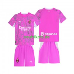 Fußballtrikot AC Mailand Torwart Kinder Auswärts 2026-2027 Kurzarm
