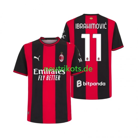 Fußballtrikot AC Mailand Ibrahimović 11 Herren Heim 2026-2027 Kurzarm