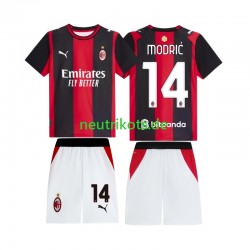 Fußballtrikot AC Mailand Modrić Luka 14 Kinder Heim 2026-2027 Kurzarm
