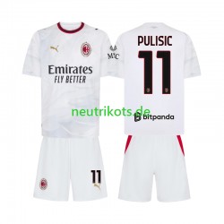 Fußballtrikot AC Mailand Pulisic 11 Kinder Auswärts 2026-2027 Kurzarm