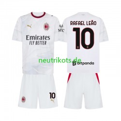 Fußballtrikot AC Mailand Rafael Leao 10 Kinder Auswärts 2026-2027 Kurzarm