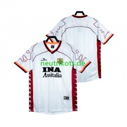 Fußballtrikot AS Rom 2000 Retro Herren Auswärts 1999 Kurzarm