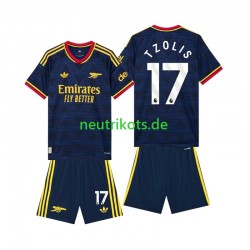 Fußballtrikot Arsenal Christos Tzolis 17 Kinder Auswärts 2026-2027 Kurzarm Fußballtrikot Arsenal Christos Tzolis 17 Kinder Auswärts 2026-2027 Kurzarm