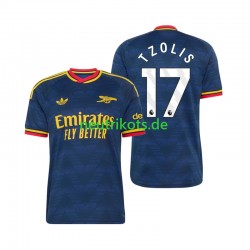 Fußballtrikot Arsenal Christos Tzolis 17 Herren Auswärts 2026-2027 Kurzarm