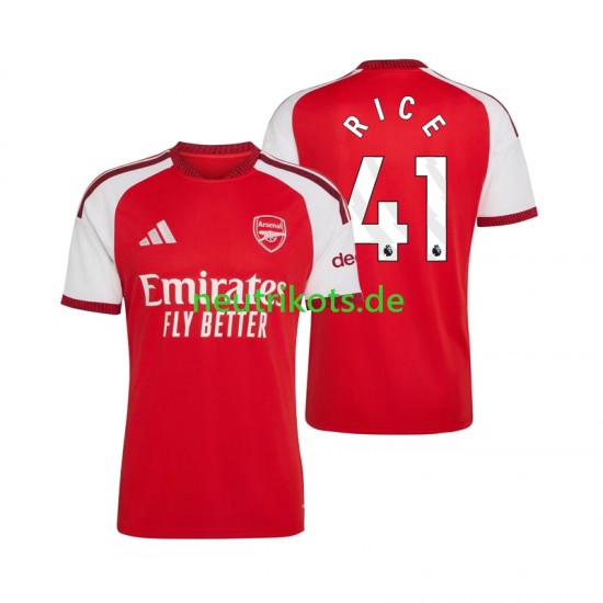 Fußballtrikot Arsenal Declan Rice 41 Herren Heim 2026-2027 Kurzarm