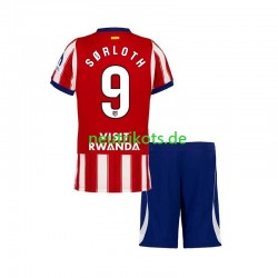 Fußballtrikot Atlético Madrid Alexander Sorloth 9 Kinder Heim 2026-2027 Kurzarm