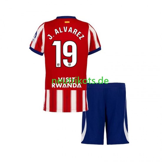 Fußballtrikot Atlético Madrid Julian Alvarez 19 Kinder Heim 2026-2027 Kurzarm