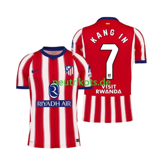 Fußballtrikot Atlético Madrid Lee Kang-in 7 Herren Heim 2026-2027 Kurzarm