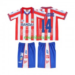 Fußballtrikot Atlético Madrid SIMEONE 14 1996 1997 Retro Kinder Heim Kurzarm Fußballtrikot Atlético Madrid SIMEONE 14 1996 1997 Retro Kinder Heim Kurzarm