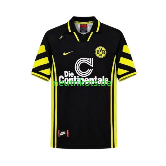 Fußballtrikot Borussia Dortmund 1996 Retro Herren Auswärts Kurzarm
