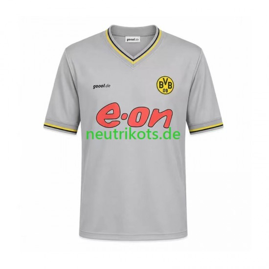 Fußballtrikot Borussia Dortmund 2002 Retro Herren Auswärts Kurzarm