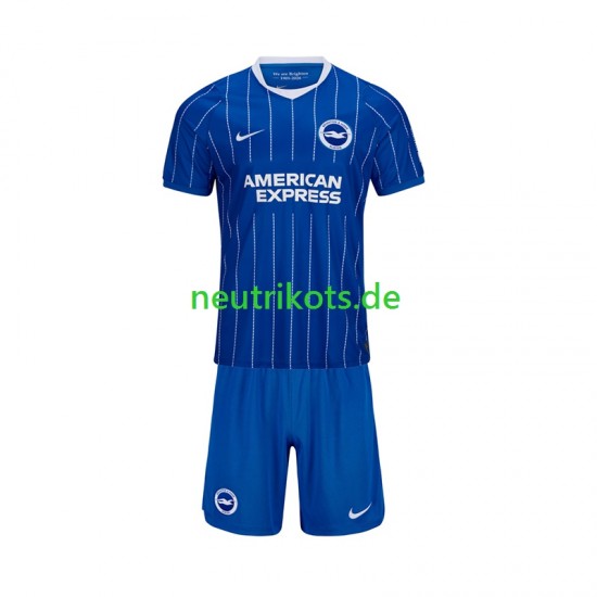 Fußballtrikot Brighton Hove Albion Kinder Heim 2026-2027 Kurzarm
