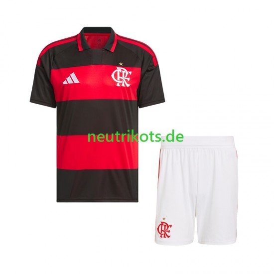Fußballtrikot CR Flamengo Kinder Heim 2026-2027 Kurzarm