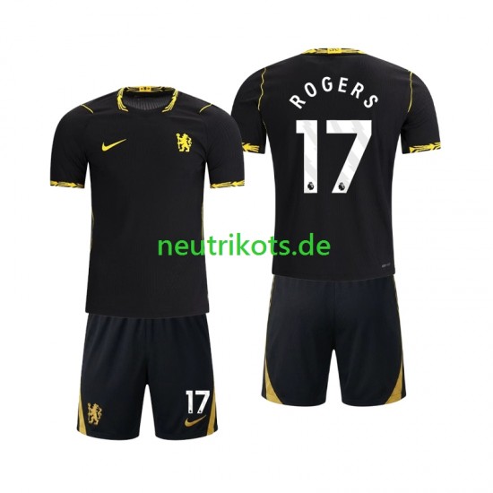 Fußballtrikot Chlesea Morgan Rogers 17 Kinder Auswärts 2026-2027 Kurzarm