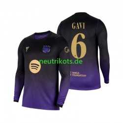 Fußballtrikot FC Barcelona Gavi 6 Herren Auswärts 2026-2027 Langarm