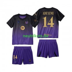 Fußballtrikot FC Barcelona Karim Adeyemi 14 Kinder Auswärts 2026-2027 Kurzarm