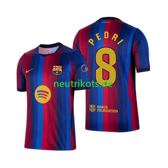 Fußballtrikot FC Barcelona Pedri 8 Herren Heim 2026-2027 Kurzarm