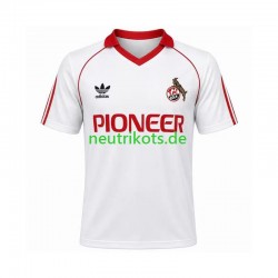 Fußballtrikot FC Köln 1980 1981 Retro Herren Heim Kurzarm