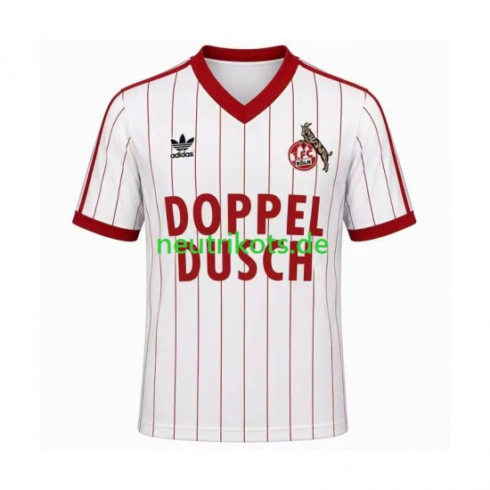 Fußballtrikot FC Köln 1982 1983 Retro Herren Heim Kurzarm