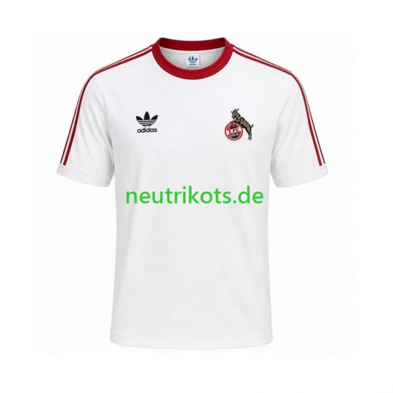 Fußballtrikot FC Köln 1986 1987 Retro Herren Heim Kurzarm