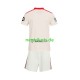 Fußballtrikot FC Sevilla Retro Kinder Heim 2025-2026 Kurzarm
