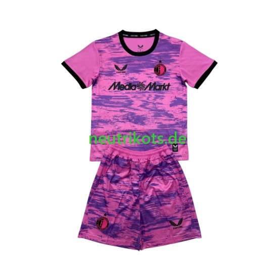 Fußballtrikot Feyenoord Rotterdam Torwart Kinder Ausweich 2026-2027 Kurzarm