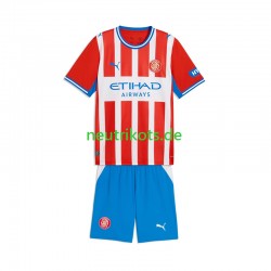 Fußballtrikot Girona Kinder Heim 2026-2027 Kurzarm