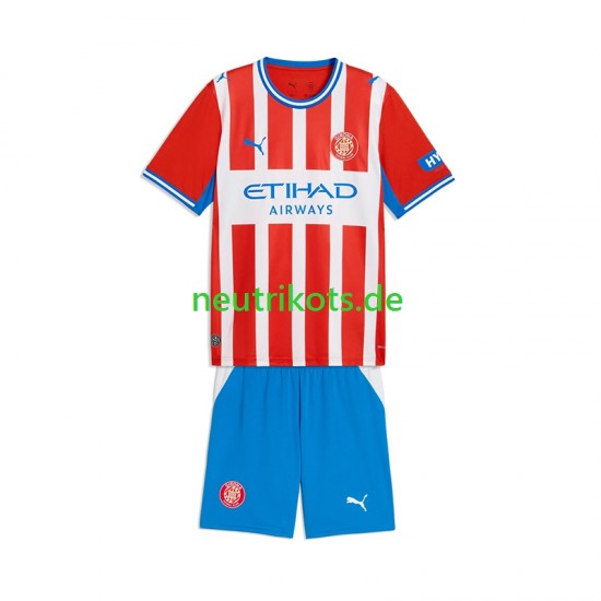 Fußballtrikot Girona Kinder Heim 2026-2027 Kurzarm