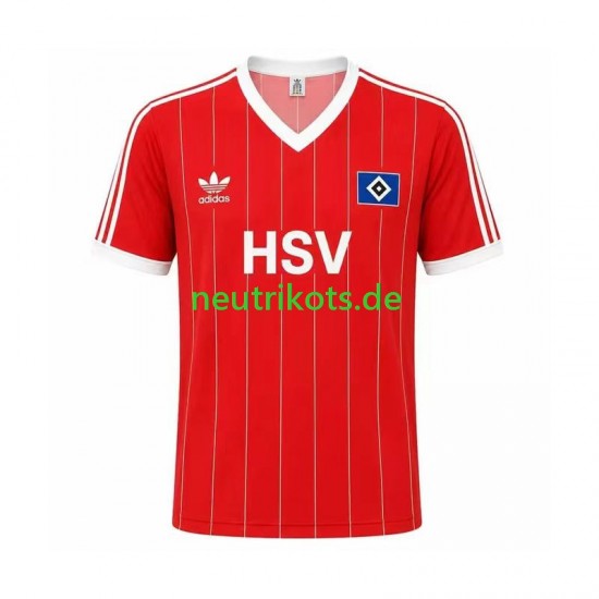 Fußballtrikot Hamburger SV 1983 Retro Herren Auswärts Kurzarm